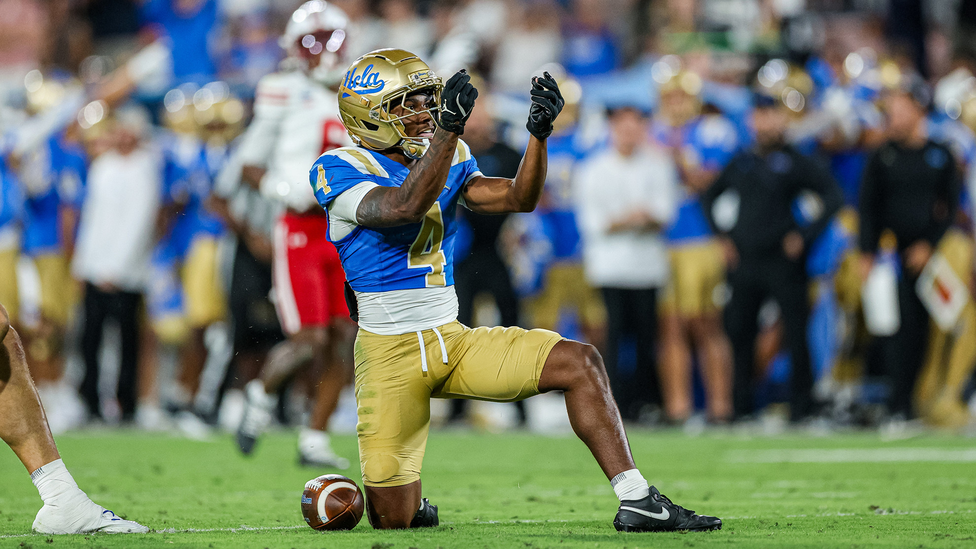 Semaj Morgan celebrates a big gain