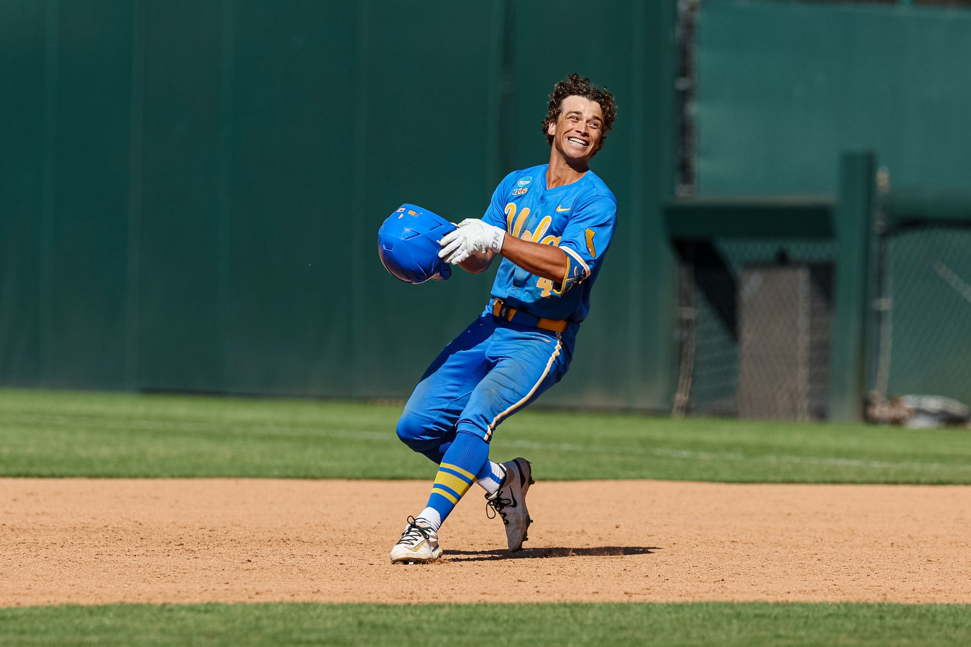 Phoenix Call celebrates after his walk-off single